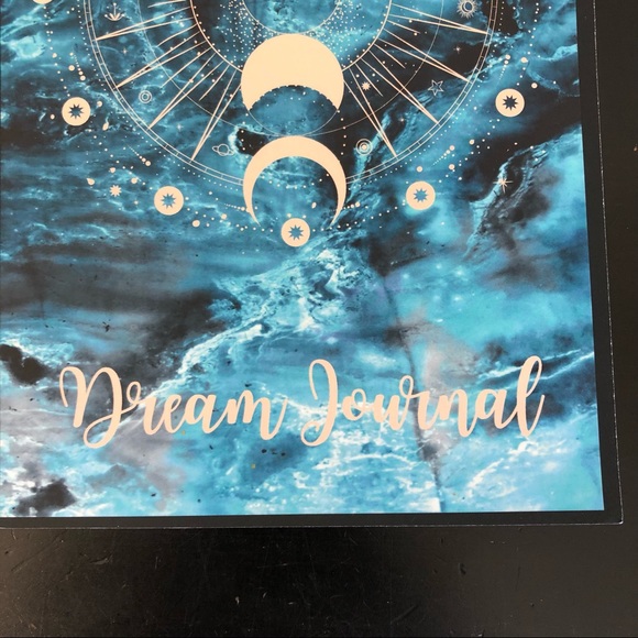 Blue Witchy Moon Phases Dream Journal Notebook - Picture 5 of 9